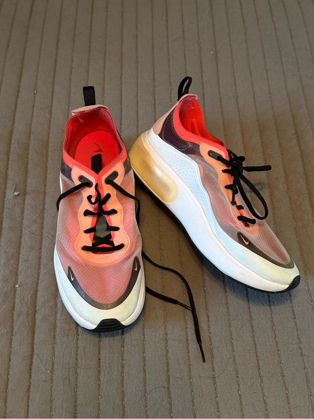 Nike Pink and Black Athletic Sneakers